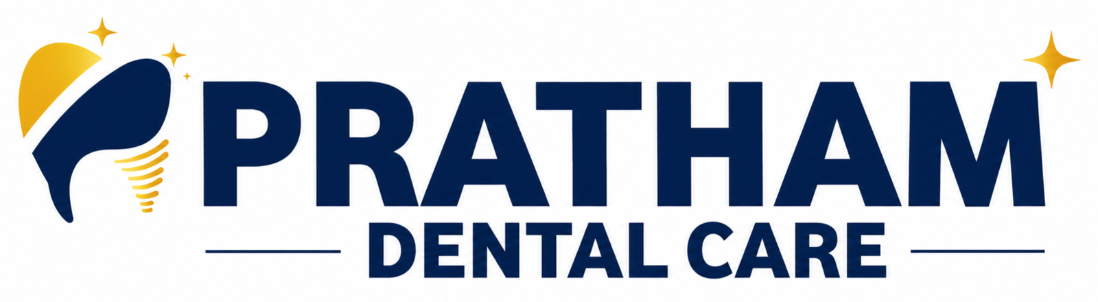Pratham dental care Logo